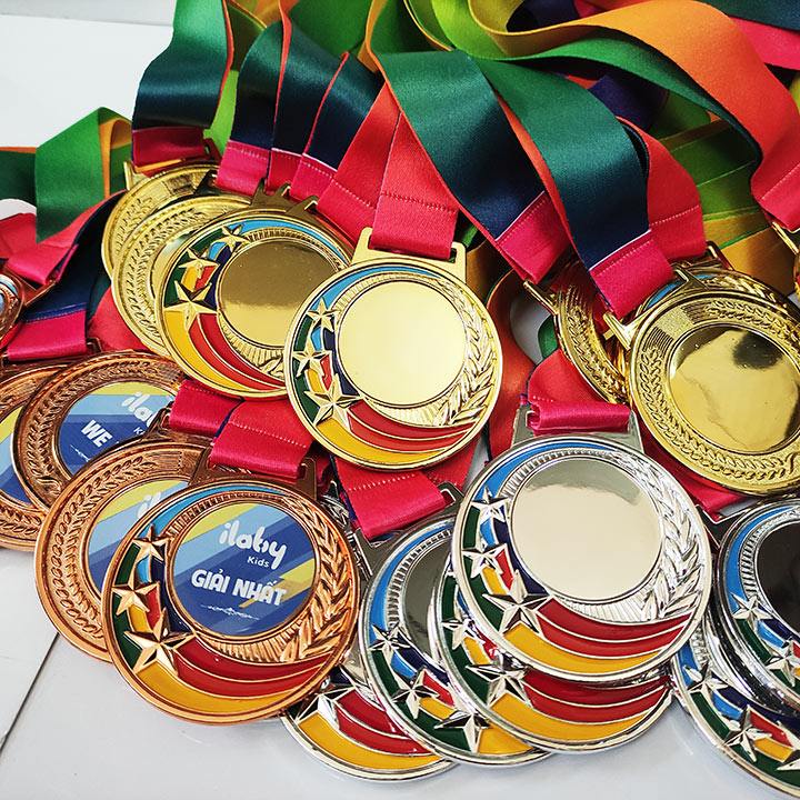 Huy chương sao dây 7 màu