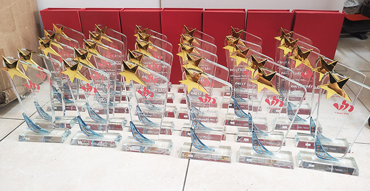 Biểu trưng pha lê TC-PL14