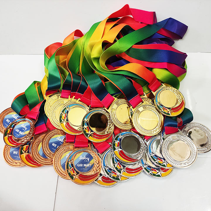 Huy chương sao dây 7 màu