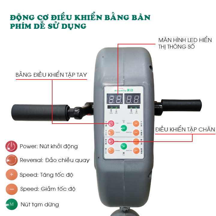 Máy tập phục hồi chức năng Dual E-Bike