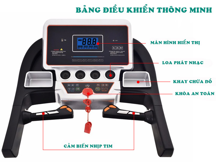 Máy chạy bộ Pro Fitness PF-114D