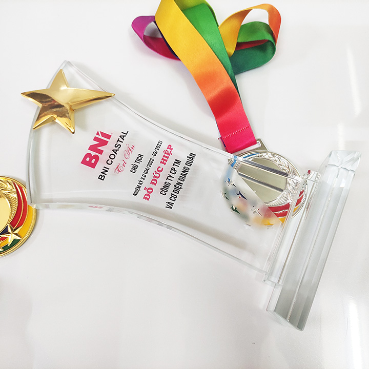 Kỷ niệm chương pha lê TC-PL41