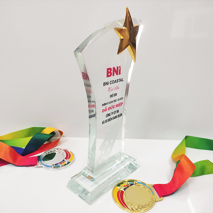 Kỷ niệm chương pha lê TC-PL41