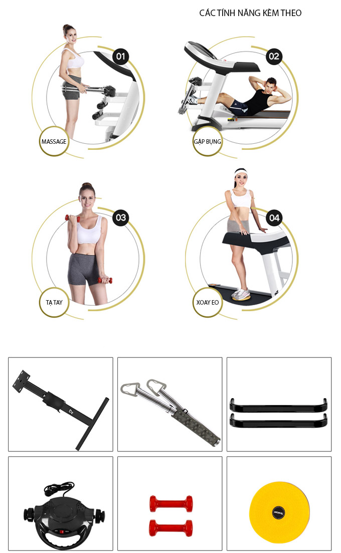 Máy chạy bộ Sakura HQ-9600