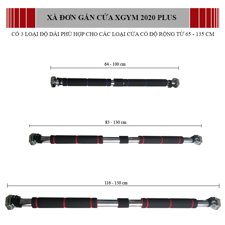 Xà đơn gắn cửa XGYM 2020 Plus