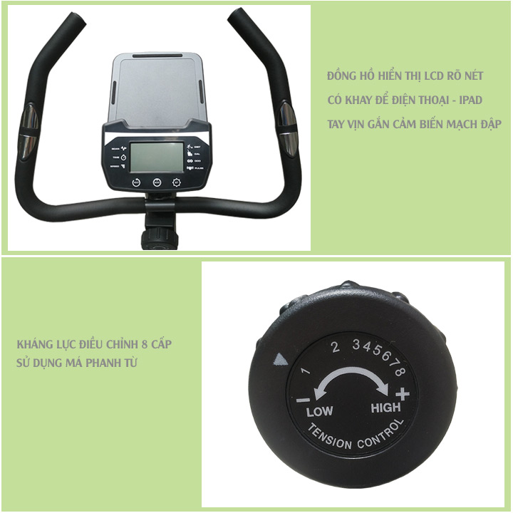 Xe đạp tập chân Tokado TK-900