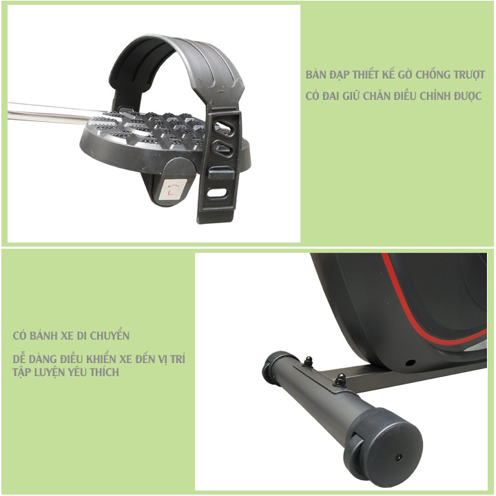 Xe đạp tập chân Tokado TK-900