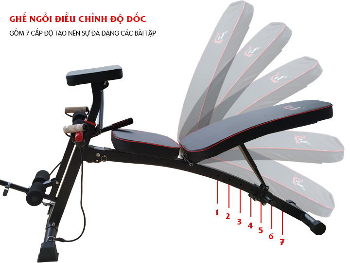 Ghế tập tạ tay KK-021D