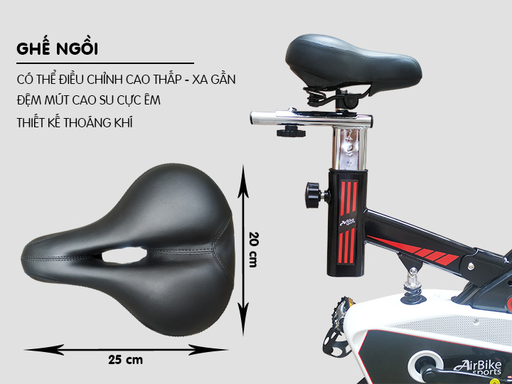 Xe đạp tập Air Bike MK100
