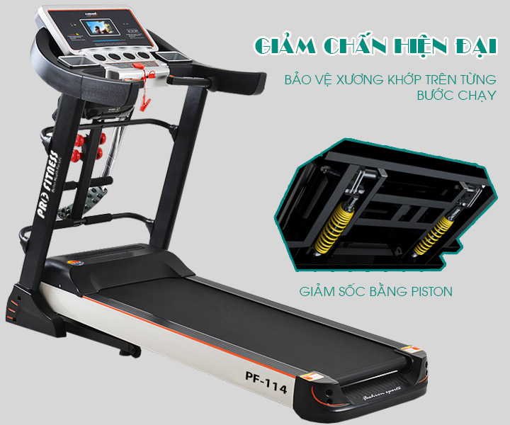 Máy chạy bộ Pro Fitness PF-114D