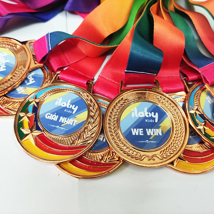 Huy chương sao dây 7 màu