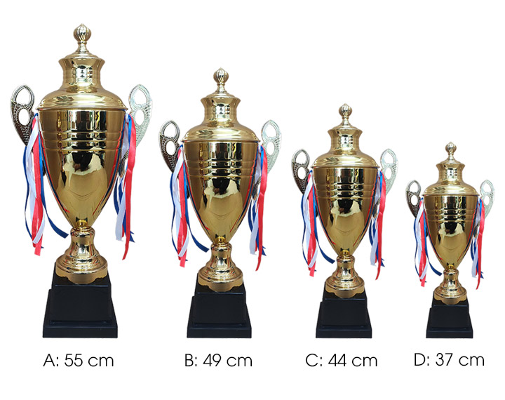 Cúp kim loại 136