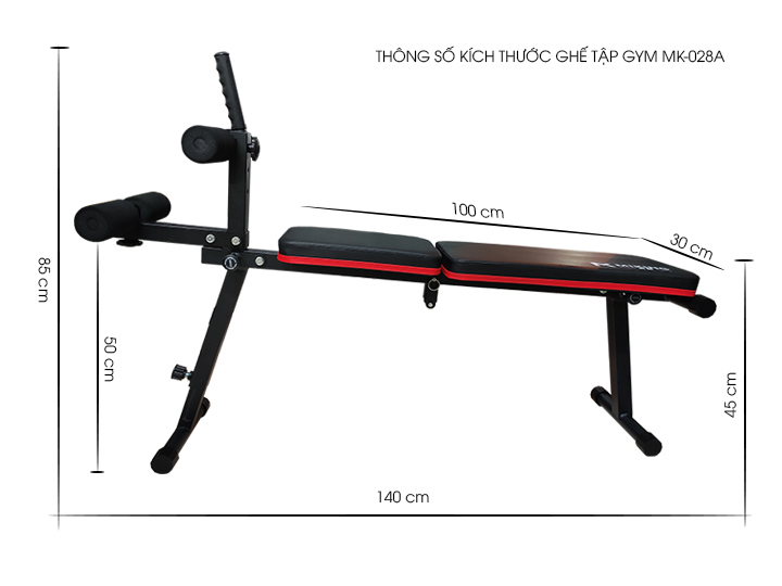 Ghế tập bụng đa năng MK-028A