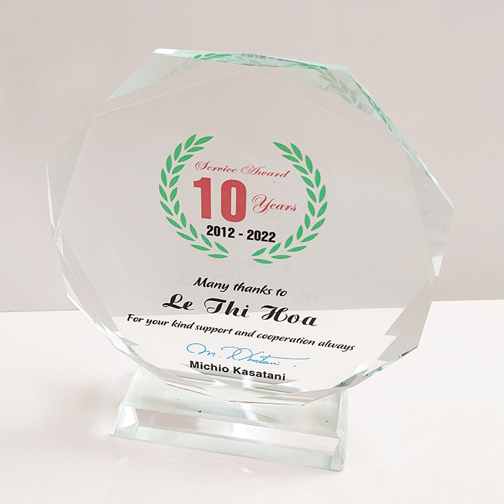 Biểu trưng pha lê bát giác