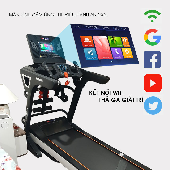 Máy chạy bộ Pro Fitness PF-117D