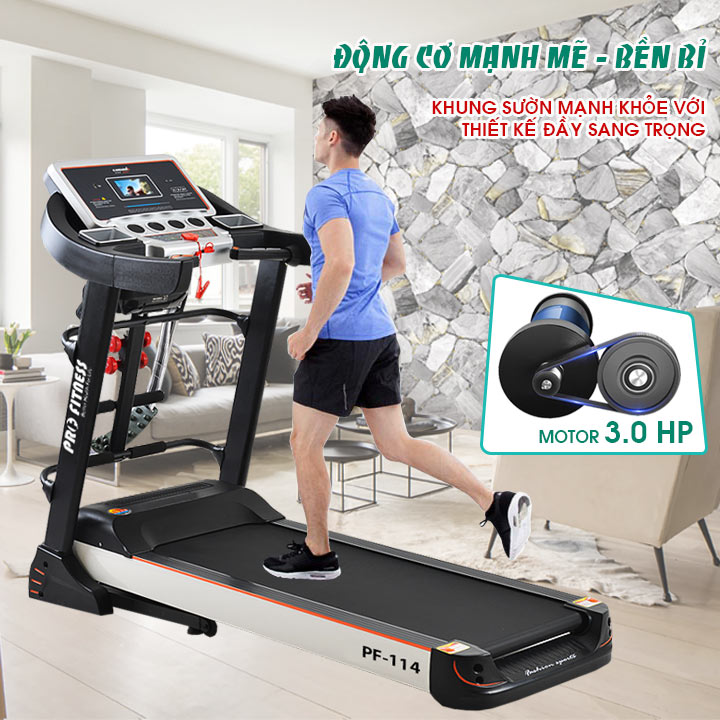 Máy chạy bộ Pro Fitness PF-114D