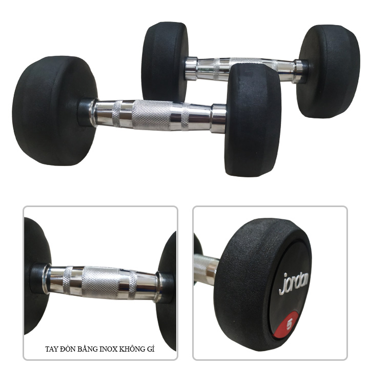 Tạ tay cao su Jordan