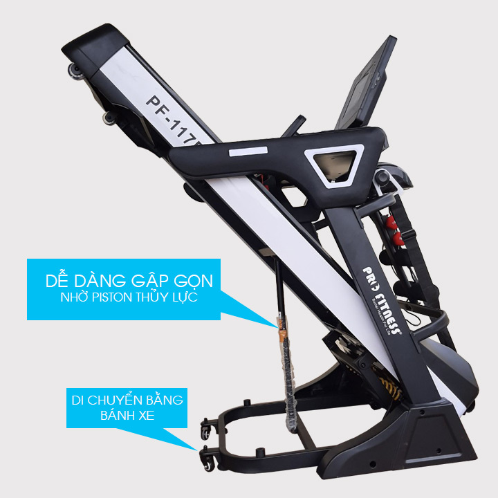 Máy chạy bộ Pro Fitness PF-117D