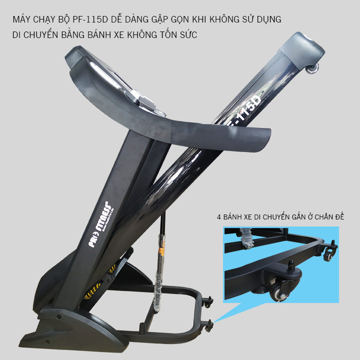 Máy chạy bộ Pro Fitness PF-115D