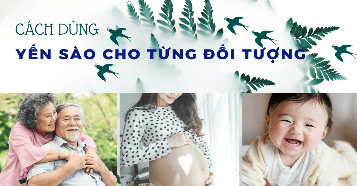 Bạn đã biết cách dùng YẾN SÀO cho từng đối tượng chưa?