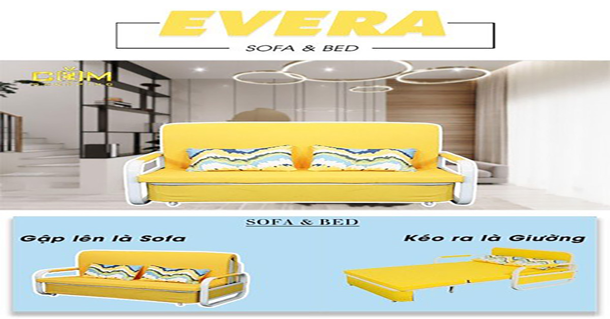 SOFA 2 TRONG 1 - Mẫu ghế giường hiện đại HOT HIT nhất 2021