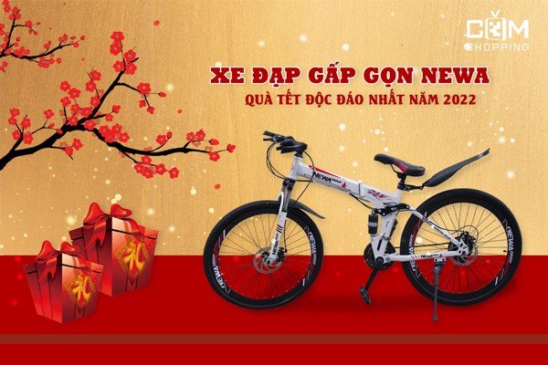 Xe đạp gấp gọn Newa, món quà Tết sức khỏe độc đáo nhất năm 2022