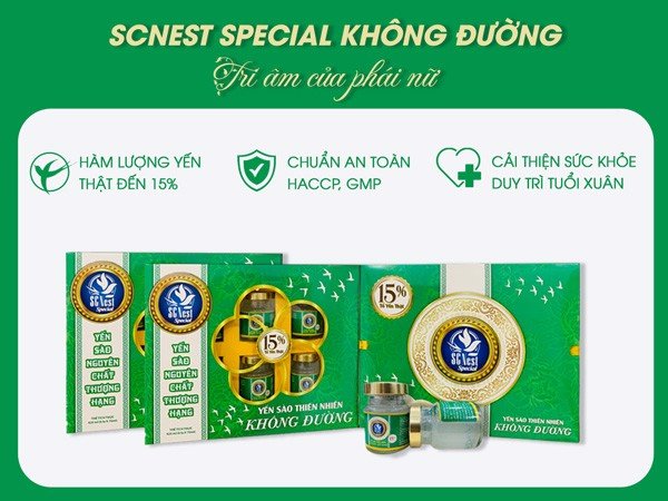 yến sào scnest special không đường