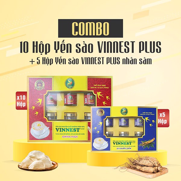 combo 10 hộp vinnest plus