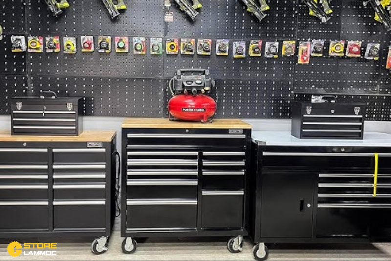 10 mẫu tủ đồ nghề CSPS cực chất cho anh em gara và decor khu vực sửa chữa