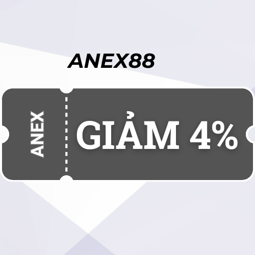 Anex - Giảm 4% cho tất cả sản phẩm