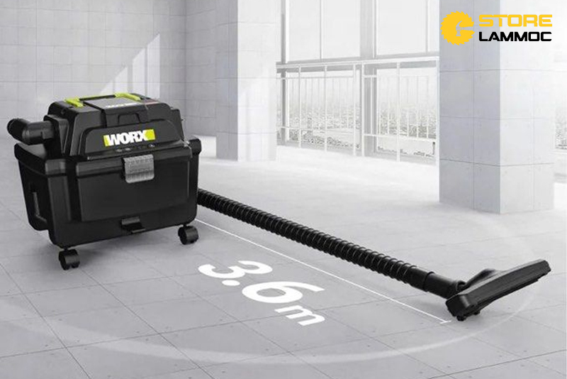 Đánh giá chi tiết máy hút bụi pin Worx WU037: Nâng cấp đáng kể về hiệu suất
