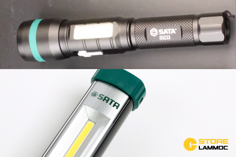 Đánh Giá Đèn Làm Việc Sata: Senter Multifungsi SATA 05233 & SATA 90764