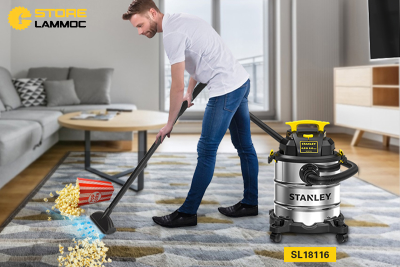 Đánh Giá Máy Hút Bụi Ướt Khô Stanley SL18116