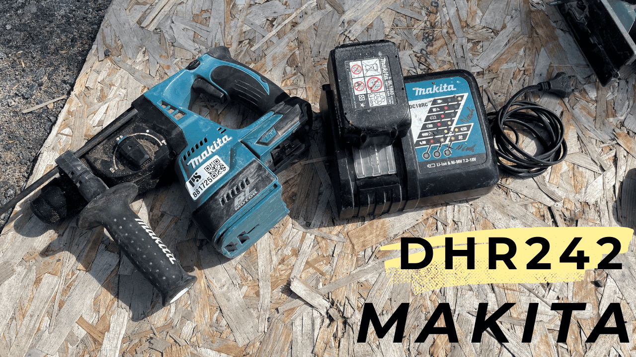 Đánh giá Makita DHR242 — máy khoan bê tông pin 18V 3 chức năng