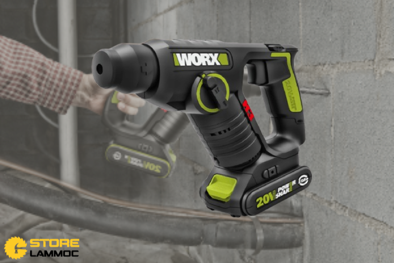 Giải Pháp Hiệu Quả Cho Công Việc Khoan Bê Tông Worx Wu380