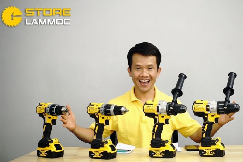 Máy khoan pin Dewalt: So sánh những mẫu đình đám