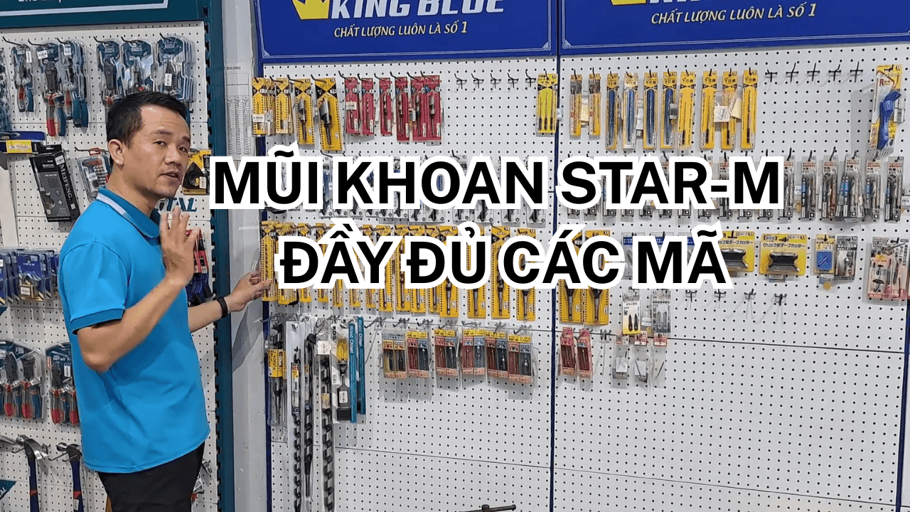 Khám Phá Mũi Khoan Star-M: Giải Pháp Hoàn Hảo Cho DIY