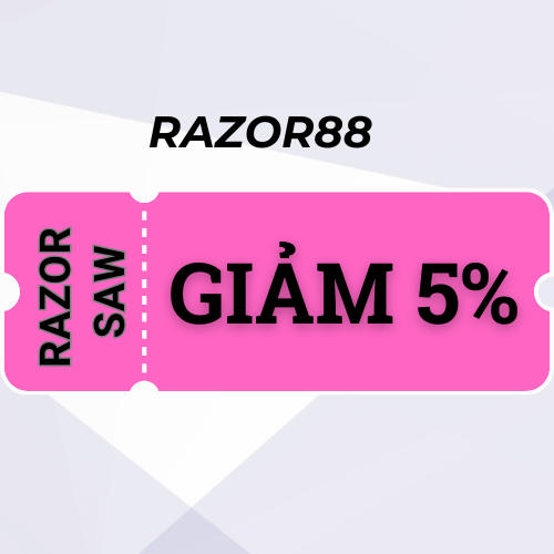 RAZOR- Giảm 5% cho tất cả sản phẩm