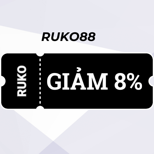Ruko - Giảm 8% cho tất cả sản phẩm