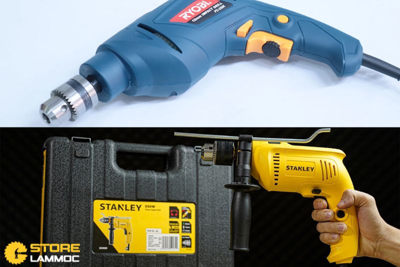 So sánh 5 Điểm Khác Biệt Đáng Chú Ý Giữa Stanley SDH600K và Ryobi PD-550K