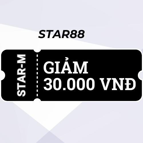 StarM - Giảm 30k cho đơn hàng 300k