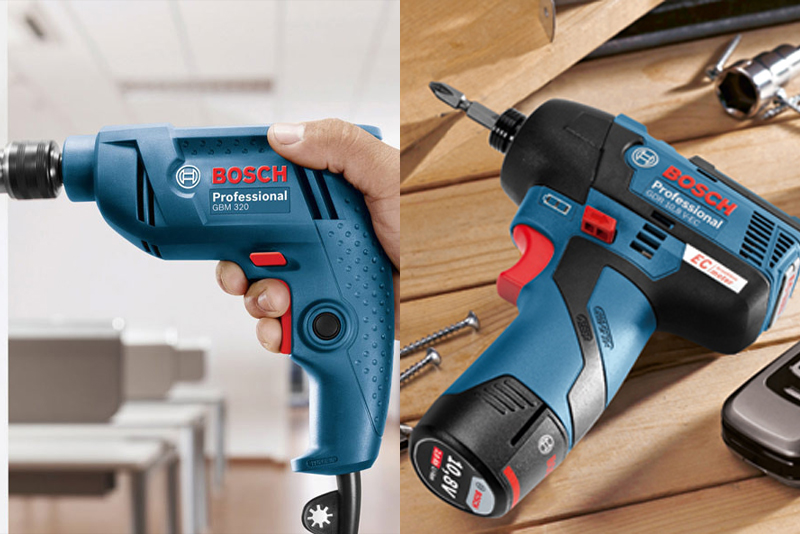 Chọn máy dùng pin hay máy dùng điện: Công suất và hiệu quả lao động