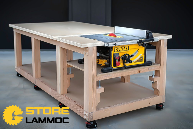 Tự chế bàn cưa cho máy cưa bàn Dewalt: Hướng dẫn từng bước
