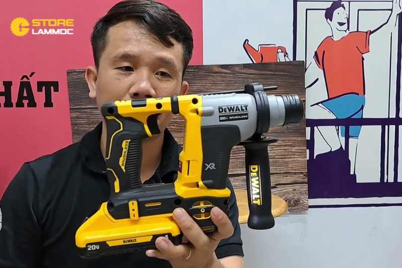 Tư vấn chọn máy khoan bê tông pin Dewalt phù hợp