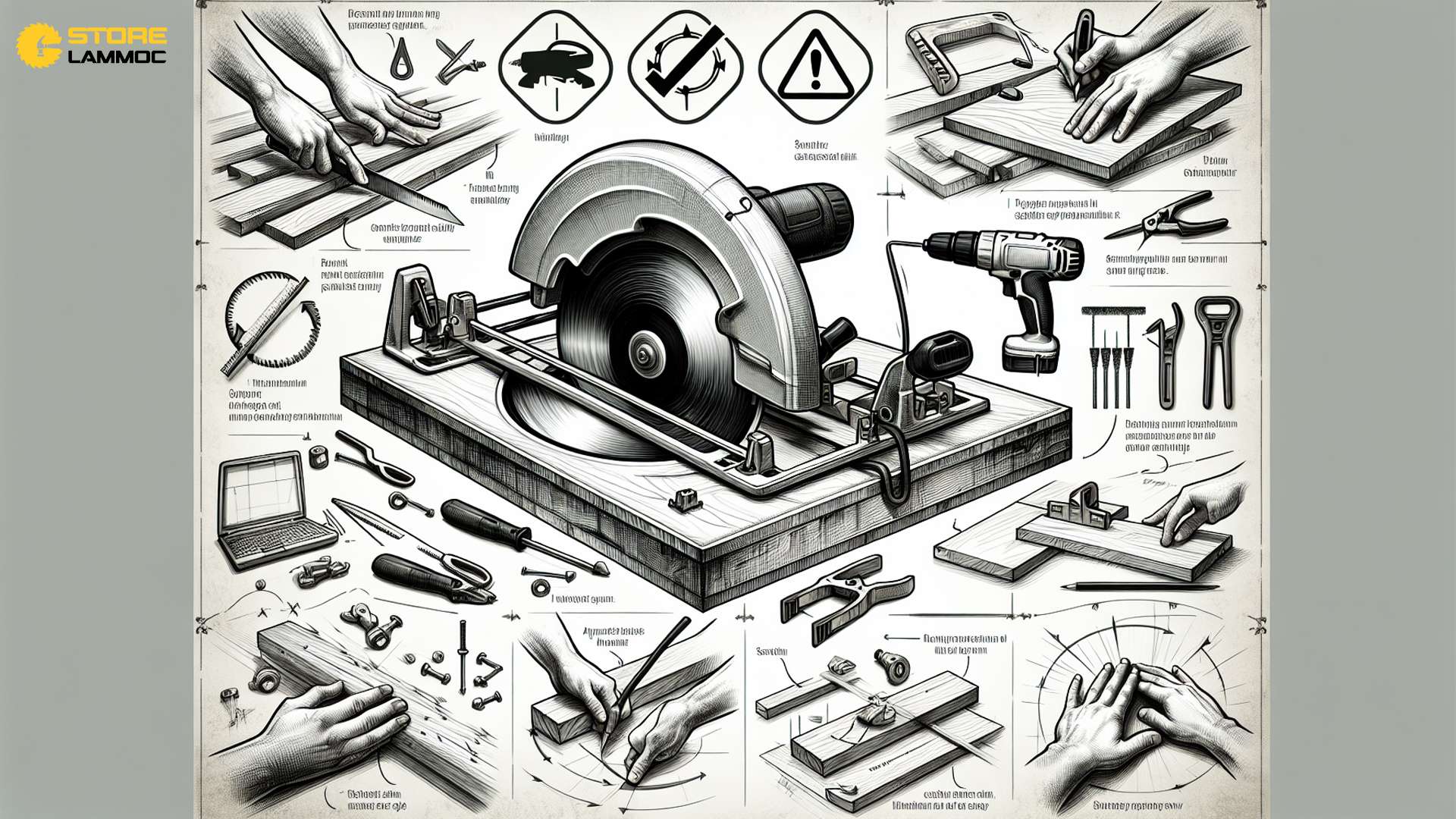 7 sai lầm khi sử dụng máy cưa đĩa và cách tránh chúng