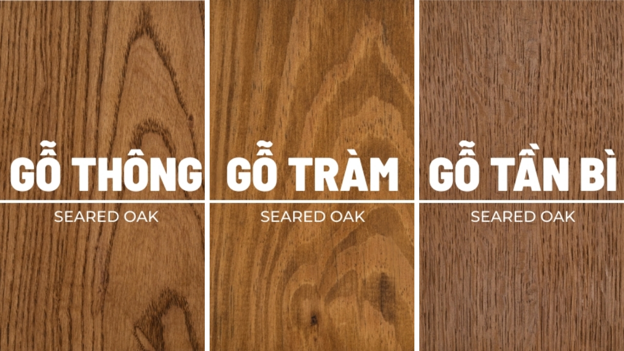 SEARED OAK - DẦU MÀU LAU GỖ L.CO MÀU GỖ SỒI KHÔ