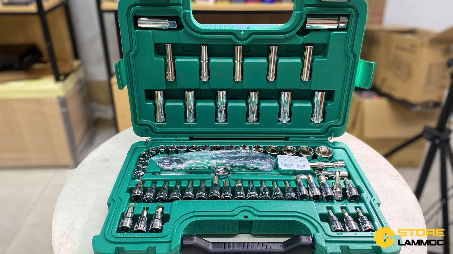 Bộ đầu tuýp 8inch (bộ 60 cái) Sata 09004