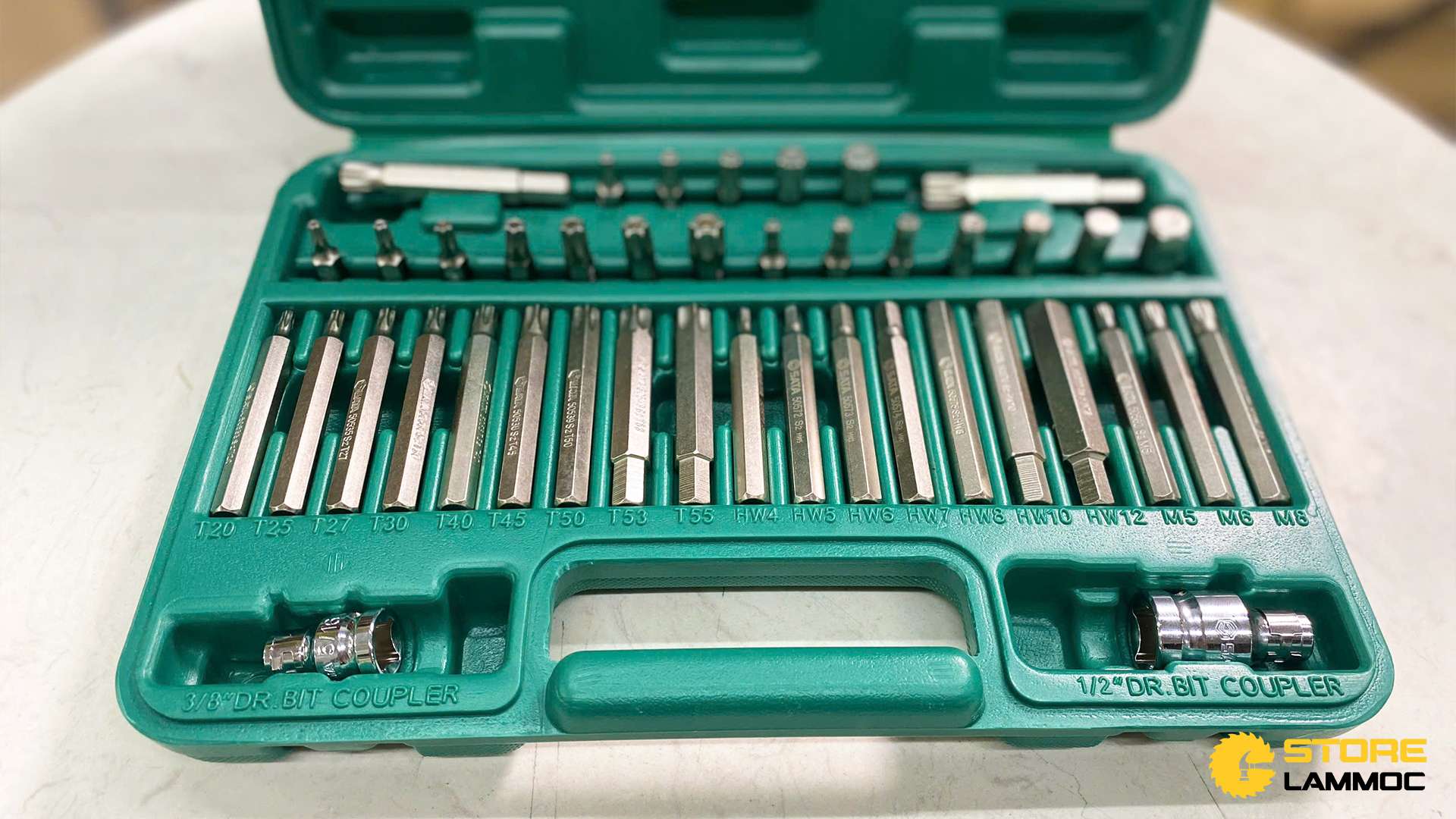 Bộ đầu tuýp dạng gắn tua vít 8mm Sata 09327