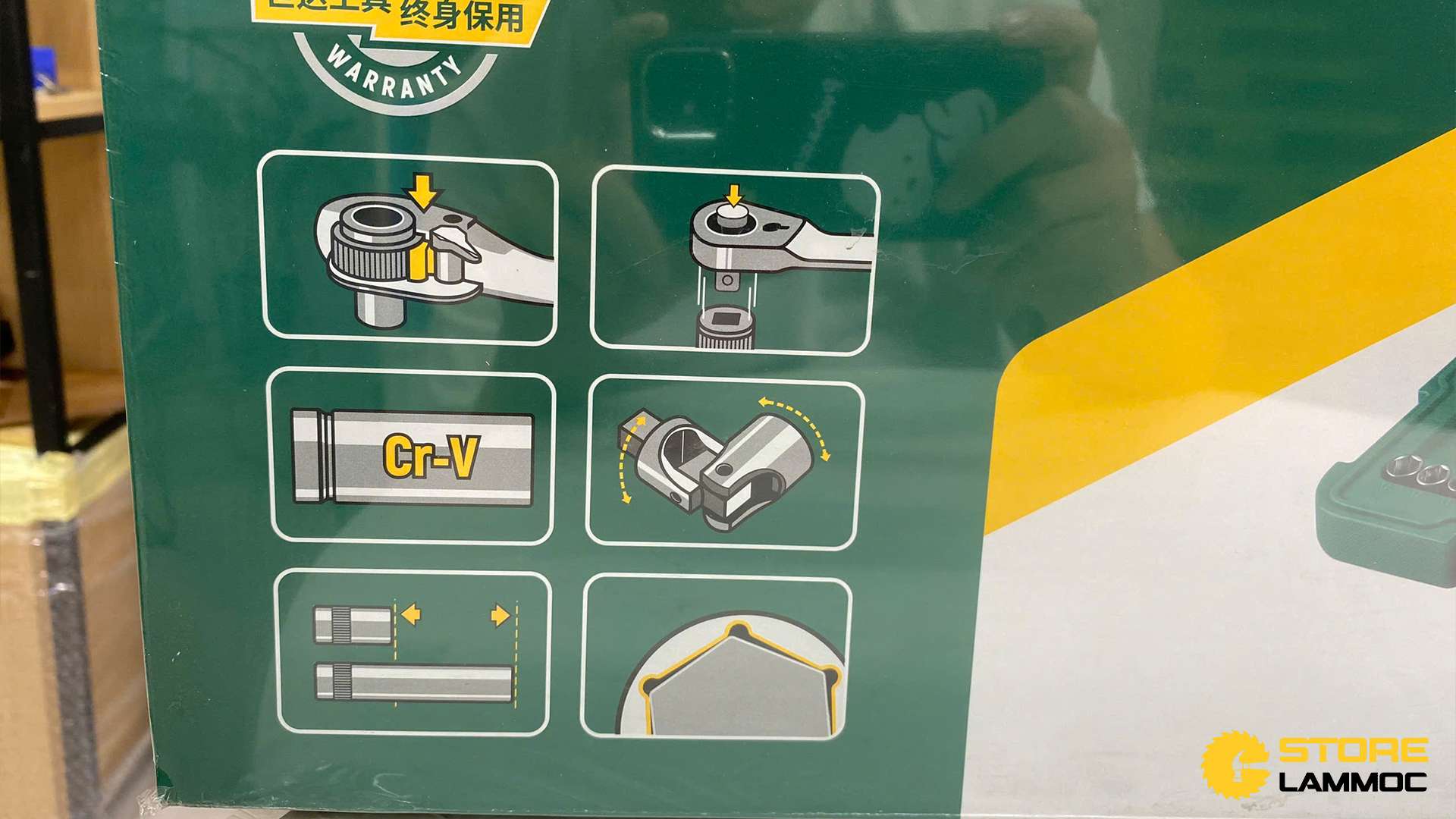 Bộ dụng cụ sửa chữa 1/2inch (bộ 124 cái) Sata 09014