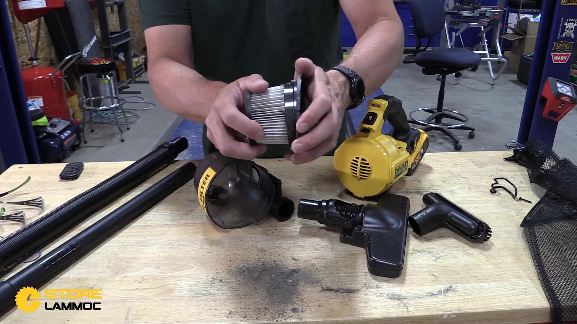 Bộ lọc HEPA của máy hút bụi Dewalt DCV501H